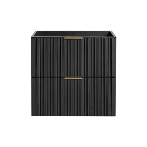 Comad Adele Black FSC onderkast met ribbelfront 60cm zwart mat Authentiek
