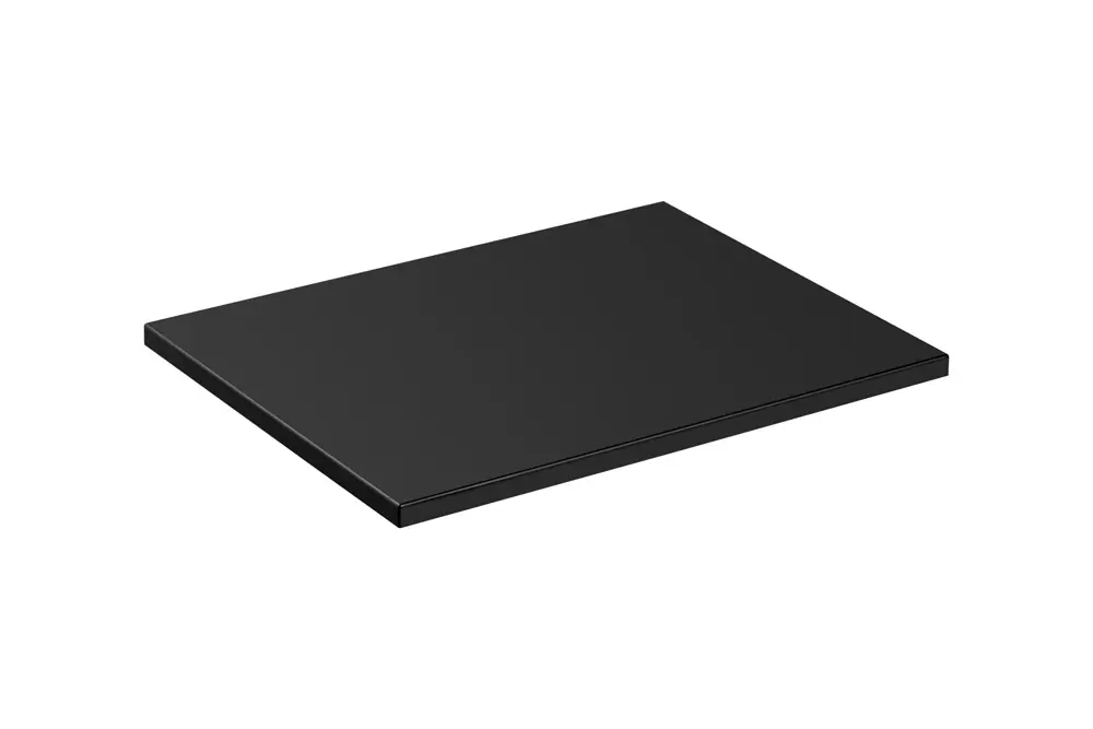 Comad Adele Black FSC wastafel toppaneel 60cm zwart mat Flitsaanbieding