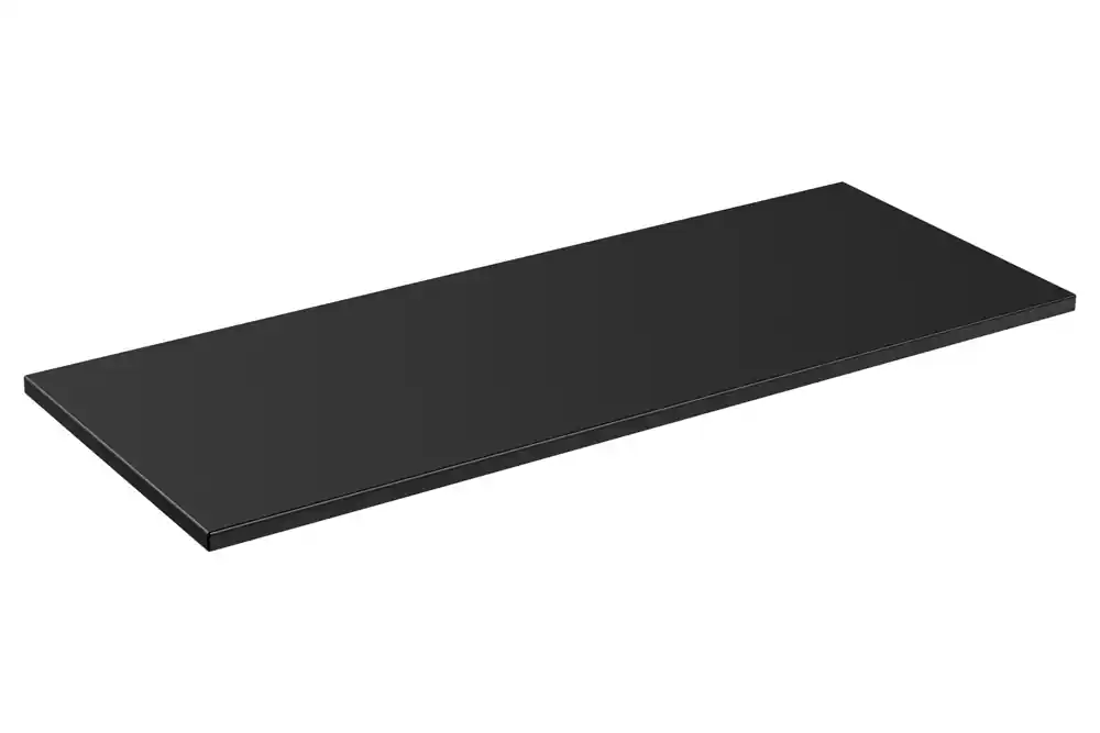 Comad Adele Black FSC wastafel toppaneel 120cm zwart mat Direct Beschikbaar