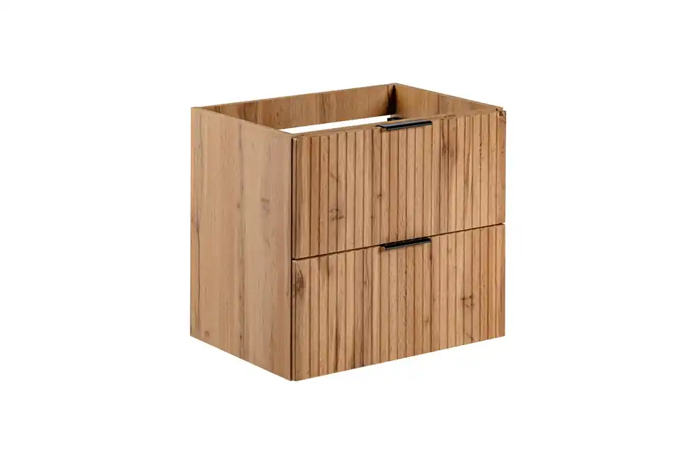 Uitverkoop Comad Adele Oak FSC onderkast met ribbelfront 60cm eiken