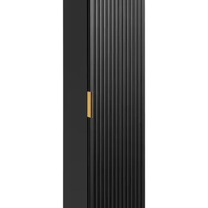 Op = Op Comad Adele Black FSC kolomkast 35x25x140cm zwart mat