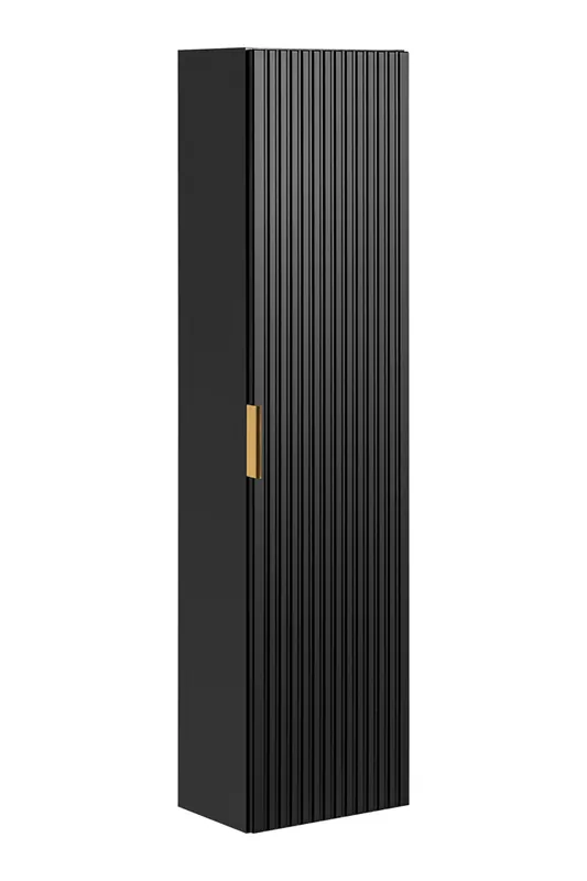 Op = Op Comad Adele Black FSC kolomkast 35x25x140cm zwart mat