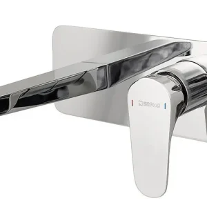Sapho Corneli inbouw wastafelkraan met plaat chroom Speciale Aanbieding
