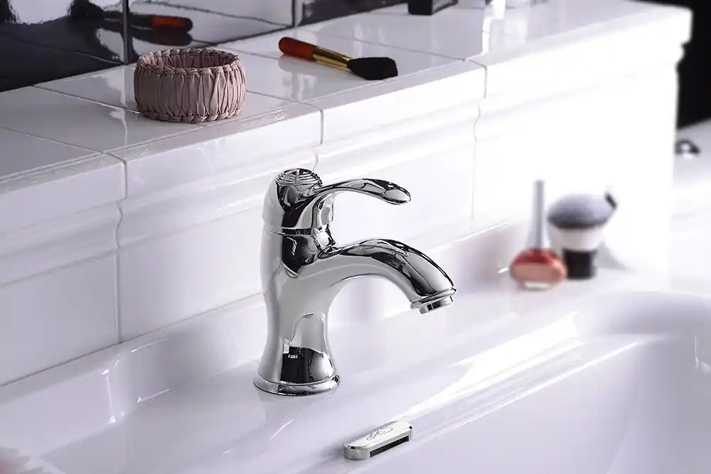 Tijdelijk Beschikbaar Sapho Kirké wastafelkraan met pop-up waste chroom