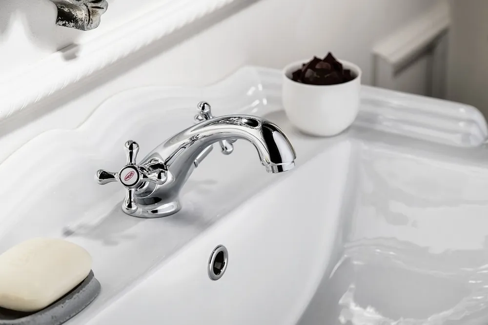 Aqualine Victoria wastafelkraan chroom Beperkt Aanbod