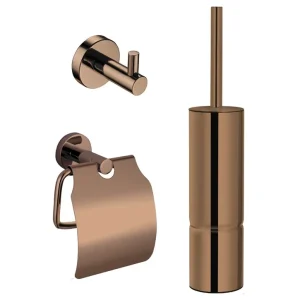 Bestel Nu Best Design Dijon toiletaccessoiresset sunny bronze - brons