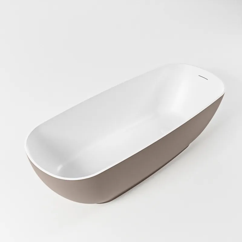 Beperkt Aanbod Mondiaz Rock vrijstaand bad 170x70cm kleur smoke/talc