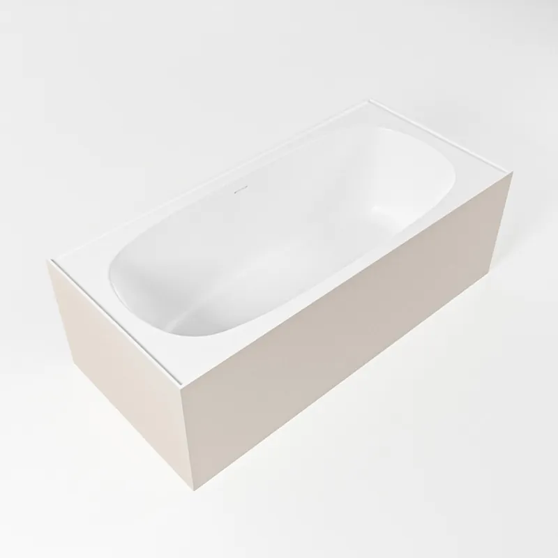 Aanbieding Mondiaz Freeze vrijstaand bad 180x85cm kleur linen/talc