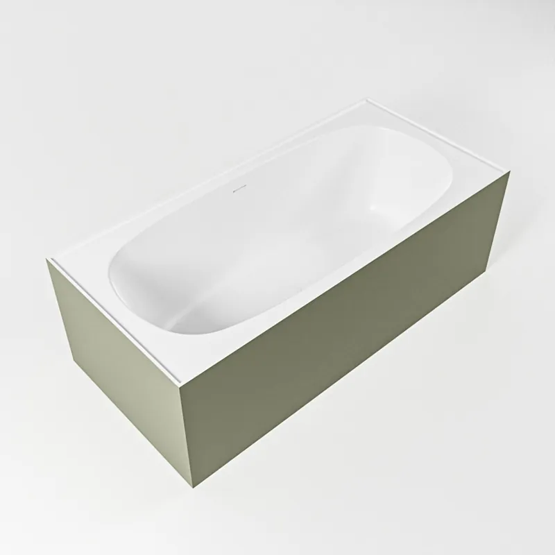 Veilige Betaling Mondiaz Freeze vrijstaand bad 180x85cm kleur army/talc