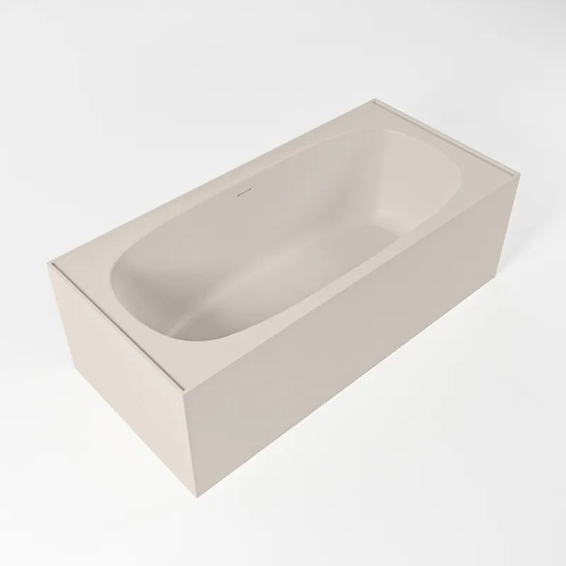 Exclusief Mondiaz Freeze vrijstaand bad 180x85cm kleur linen