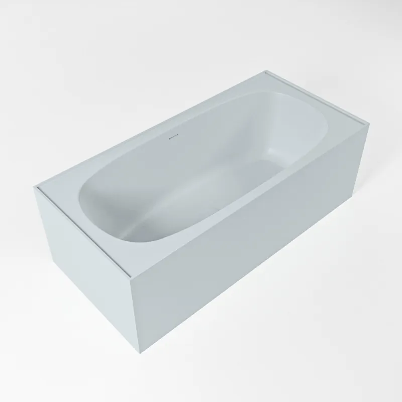 Op = Op Mondiaz Freeze vrijstaand bad 180x85cm kleur clay