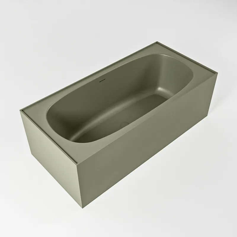 Dagaanbieding Mondiaz Freeze vrijstaand bad 180x85cm kleur army