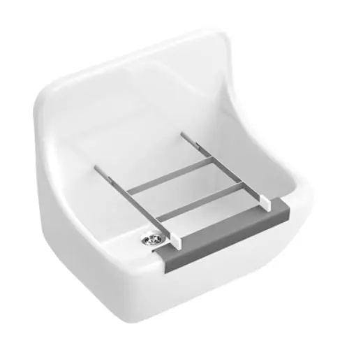 Bulkbestelling Villeroy & Boch O.Novo uitstortgootsteen keramiek 45x35cm wit