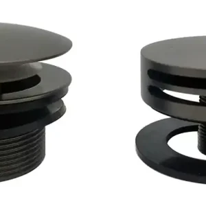 Speciale Aanbieding Mueller Moon vaste knop/plug badoverloopcombinatie met vulfunctie verouderd ijzer