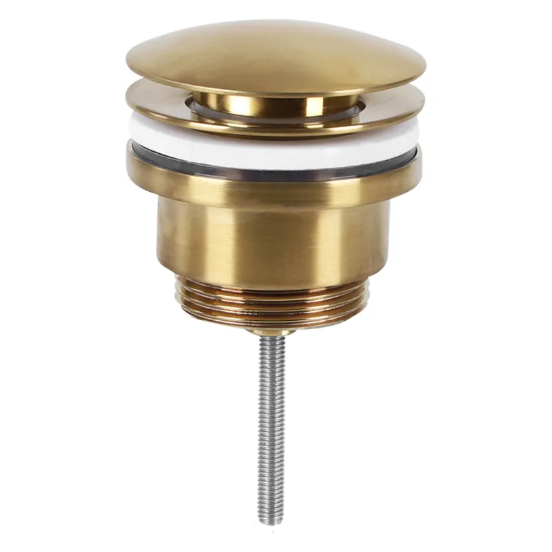 Weekendaanbieding Differnz afvoerplug pop up design mat goud