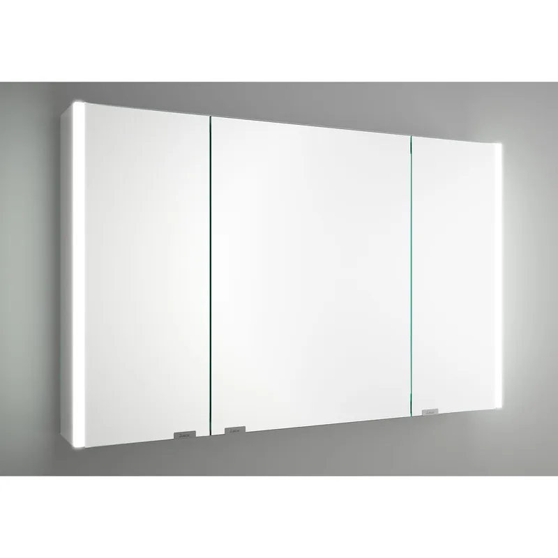 Muebles Ally spiegelkast met verlichting zijkant 103x65cm wit Nieuw