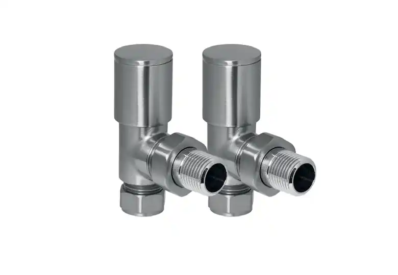SSI Design radiatorkraan haaks RVS gepolijst Lage Kosten
