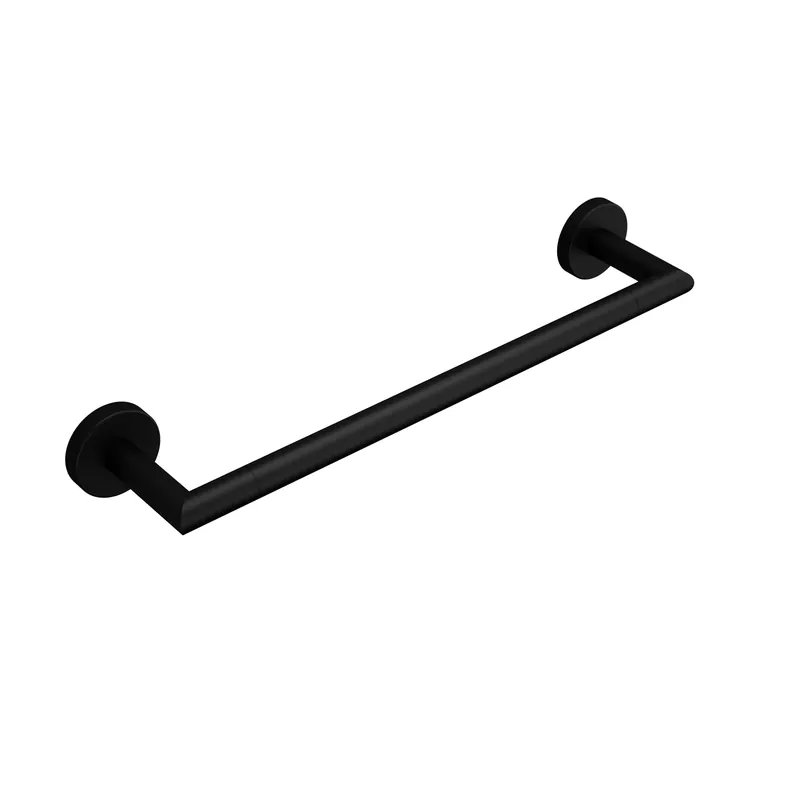 Muebles Line handdoekhouder 46cm mat zwart Koop Vandaag
