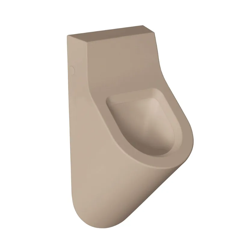 Nu Kopen Salenzi Hung urinoir achterinlaat mat taupe met ophangset en sifon