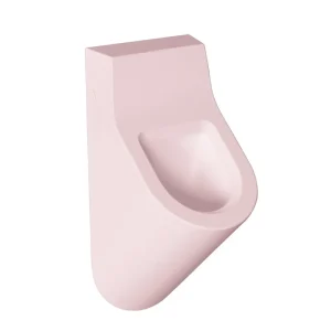 Weekendaanbieding Salenzi Hung urinoir achterinlaat mat roze met ophangset en sifon