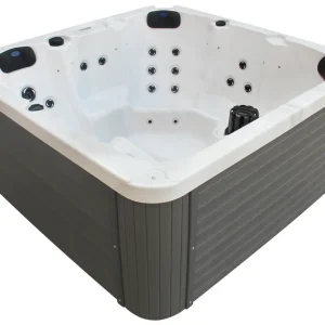 Goedkoop Badstuber Palma outdoor whirlpool 5-persoons wit