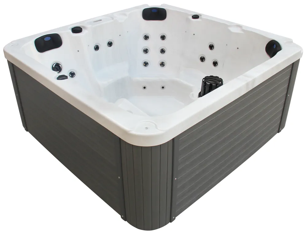 Goedkoop Badstuber Palma outdoor whirlpool 5-persoons wit