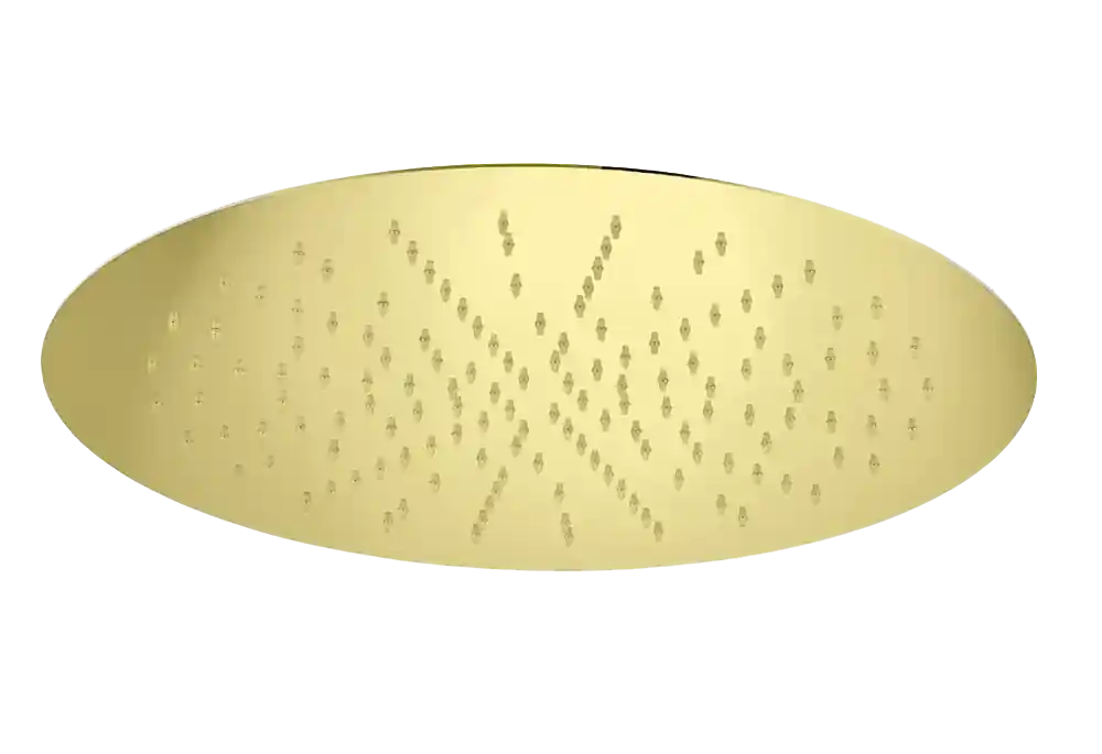 Bellezza Bagno Clip On inbouw hoofddouche 34cm goud Op = Op