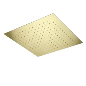 Laatste Kans Bellezza Bagno Clip On inbouw hoofddouche 34x34cm goud