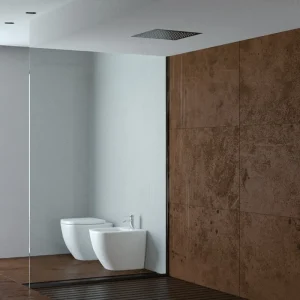 Actieprijs Bellezza Bagno Clip On inbouw hoofddouche 44x44cm chroom