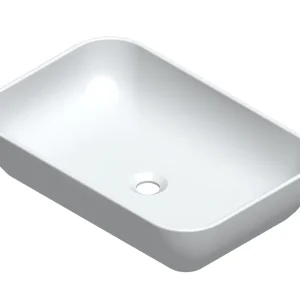 Sanicare Quattro keramische waskom 60x40cm wit Snelle Levering