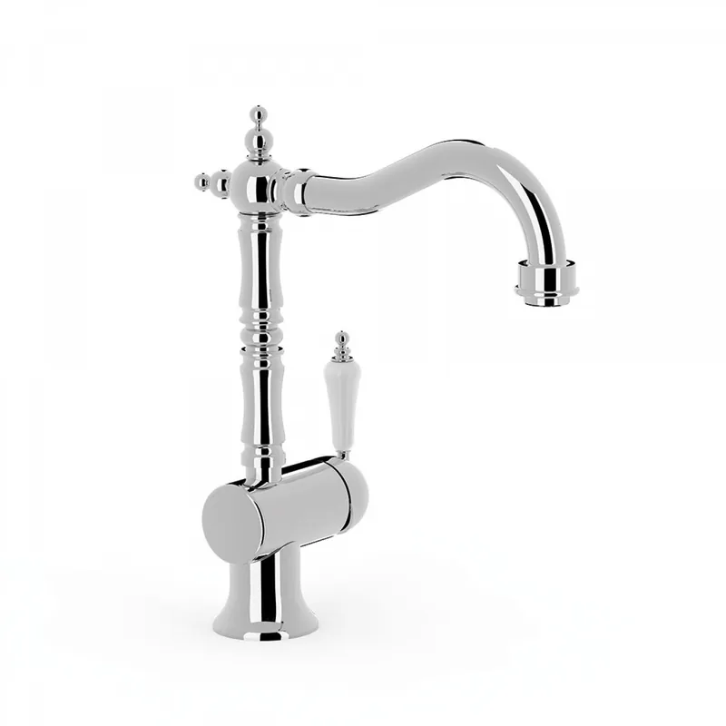Merkproduct Tres Clasic wastafelkraan met hoge uitloop eenhendel chroom