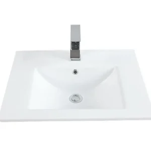 Sanicare Q6 keramische wastafel 60x45cm wit Gecertificeerd