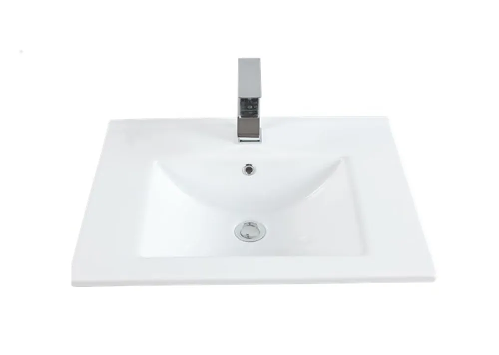 Sanicare Q6 keramische wastafel 60x45cm wit Gecertificeerd