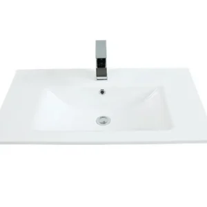 Sanicare Q6 keramische wastafel 80x45cm wit Voordeelprijs