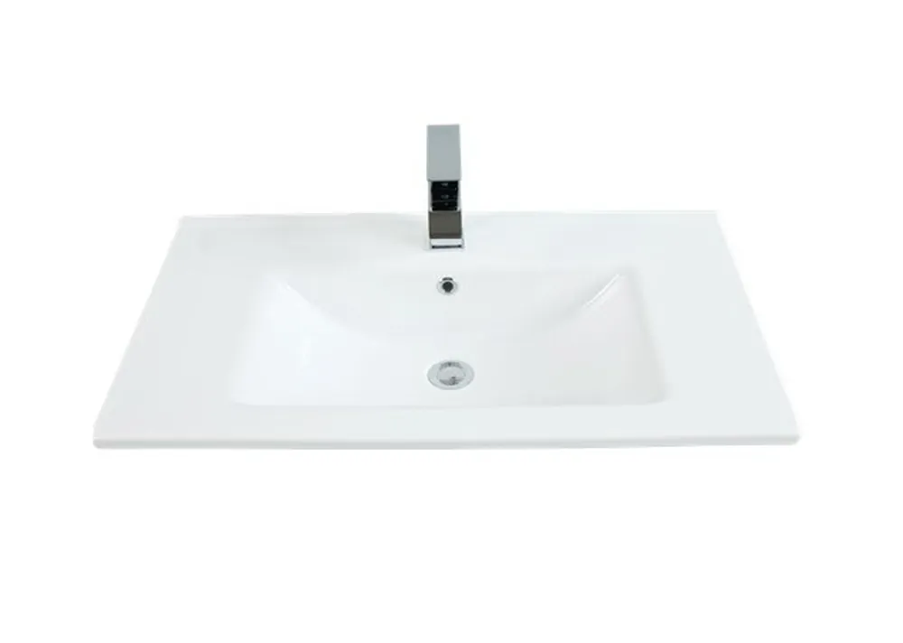 Sanicare Q6 keramische wastafel 80x45cm wit Voordeelprijs