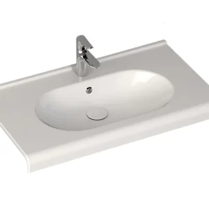 Veilige Betaling Sanicare Q9 keramische wastafel 80x47cm wit