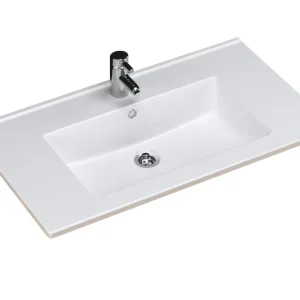 Sanicare Q10 keramische wastafel 80x45cm wit Koop Online