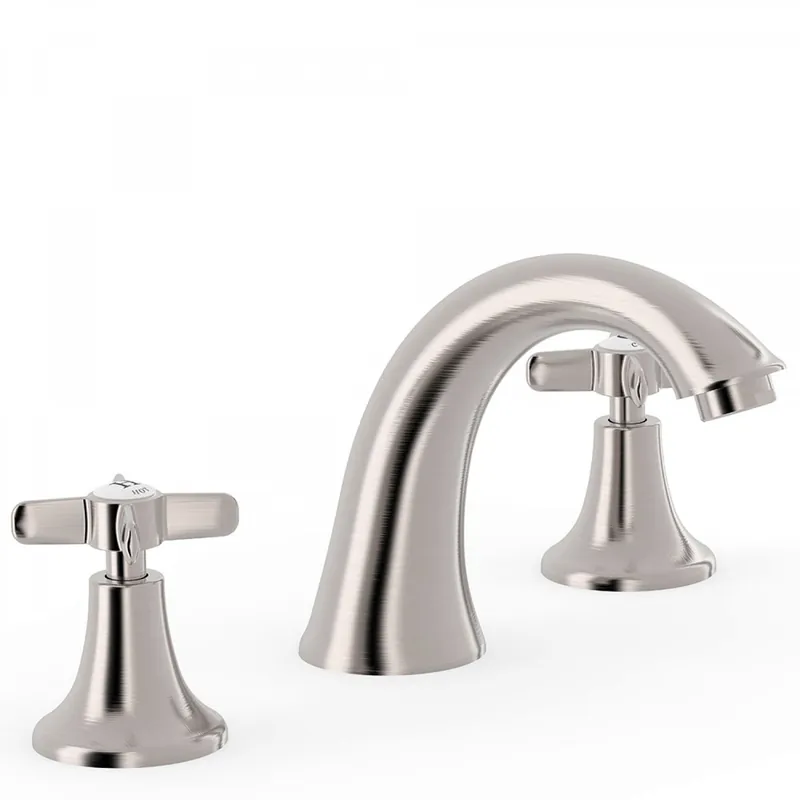 Tres Clasic 3-gats wastafelkraan geborsteld staal Limited Edition