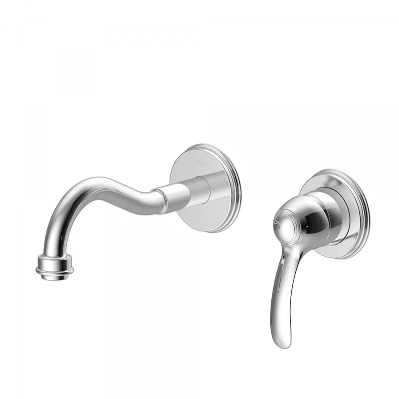 Tres Clasic inbouw wastafelkraan 21cm chroom Modern