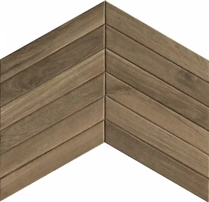 Jabo Fapnest keramisch parket brown chevron 7.5x45 Shop Nu