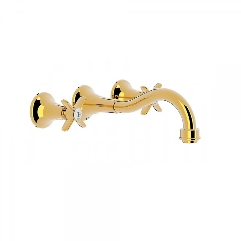Tres Clasic inbouw wastafelkraan 21cm goud Lage Prijs