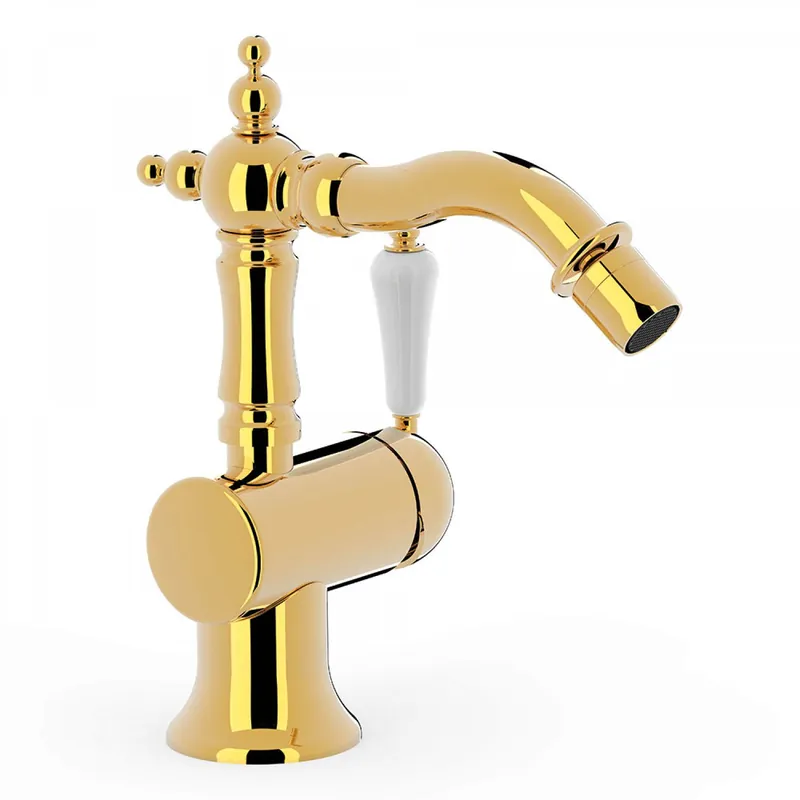 Tres Clasic hoge bidetkraan goud Modern