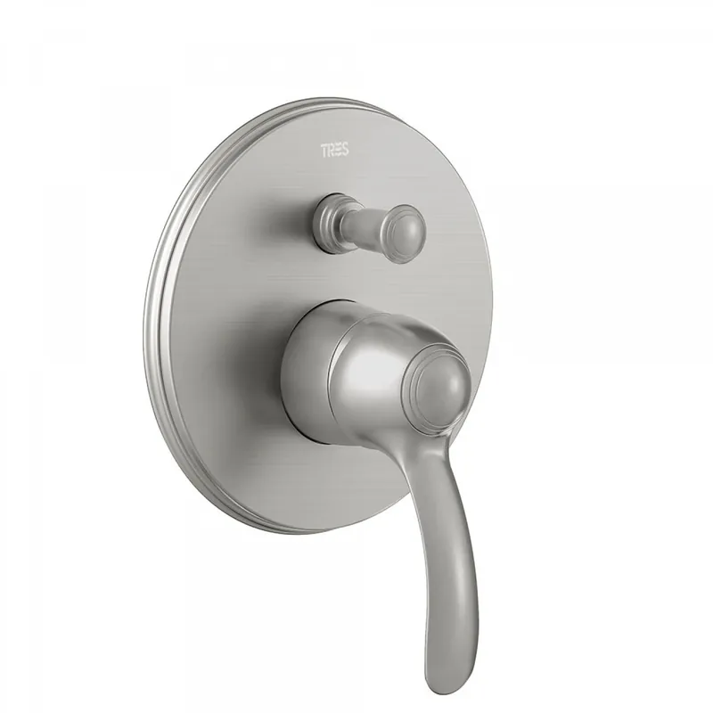 Limited Edition Tres Clasic inbouw 2-wegs douchemengkraan geborsteld staal