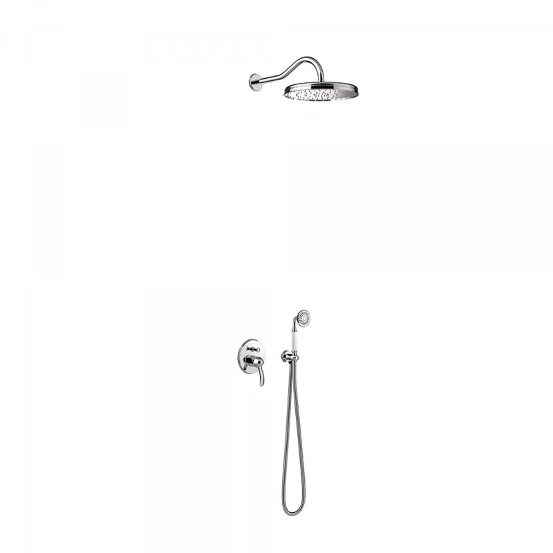 Plaats Bestelling Tres Clasic inbouw regendouche 31cm met handdouche wandmontage chroom