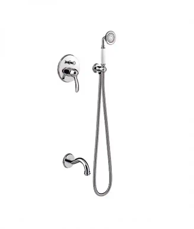 Nu Kopen Tres Clasic inbouw badmengkraan met handdouche chroom