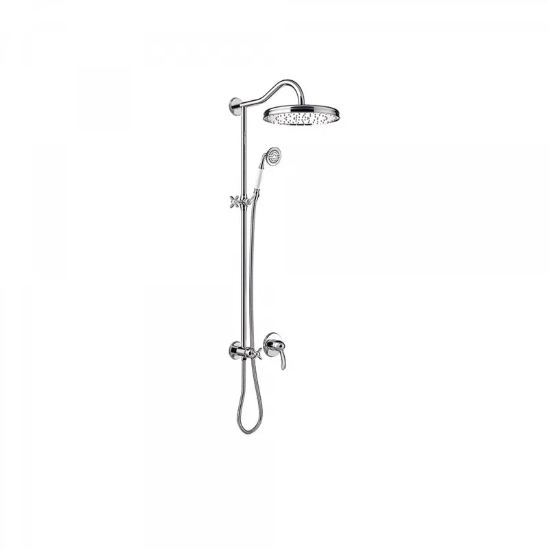 Tres Clasic opbouw regendoucheset met inbouw mengkraan chroom Limited Edition