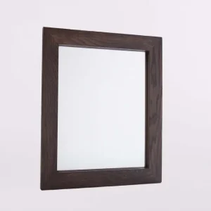 B-Stone Wood spiegel met donker eiken omlijsting 50x60cm Speciale Aanbieding