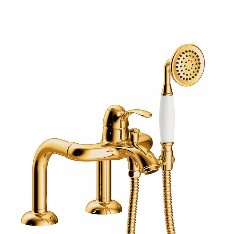 Tres Clasic 2-gats verhoogde badrand mengkraan goud Limited Edition