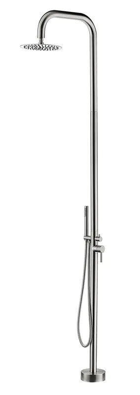 Mueller Sun buitendouche met handdouche 234cm RVS Shop Nu