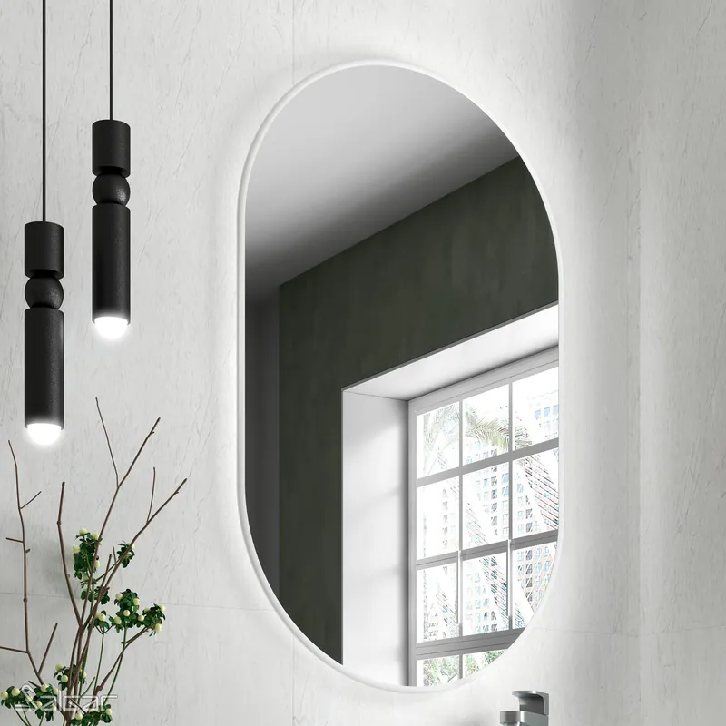 Superprijs Muebles Ola spiegel met LED-verlichting 92x52cm